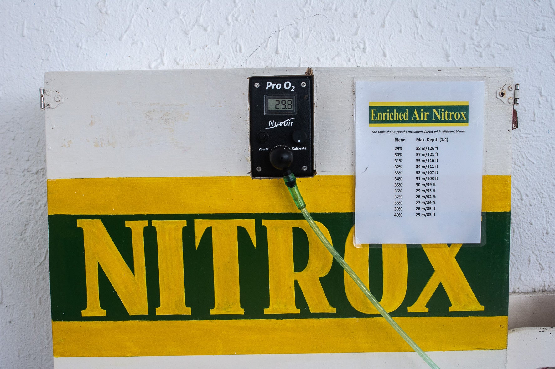 Nitrox filling station malapascua
