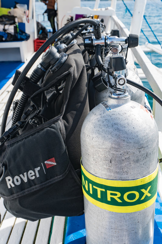 Nitrox fills on Malapascua
